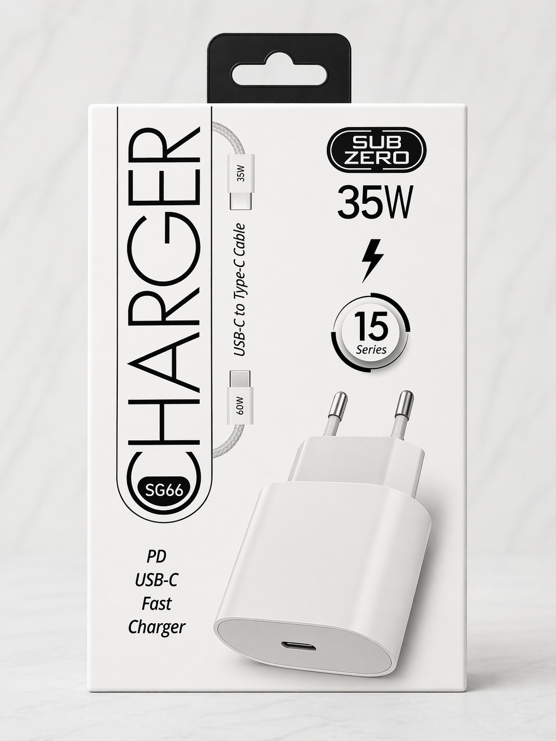 Subzero 35W PD USB-C Hızlı Şarj Aleti SG66 | Type-C Fast Charger Adaptör