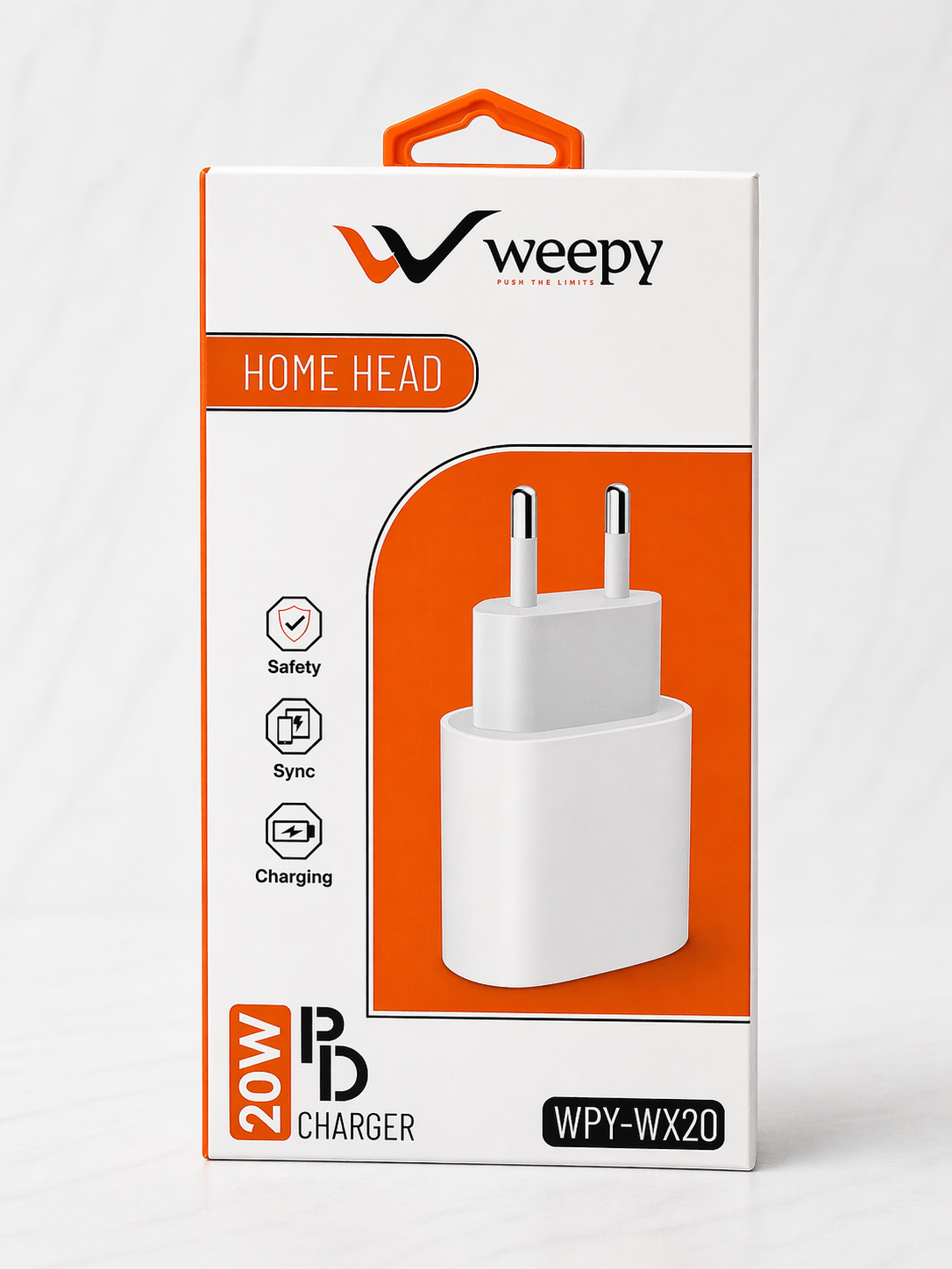 Weepy 20W PD Hızlı Şarj Adaptörü WPY-WX20 | USB-C Power Delivery Charger