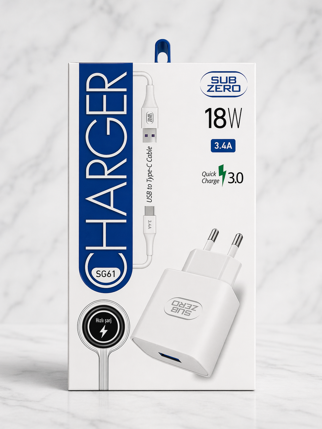 Subzero SG61 18W Quick Charge 3.0 Hızlı Şarj